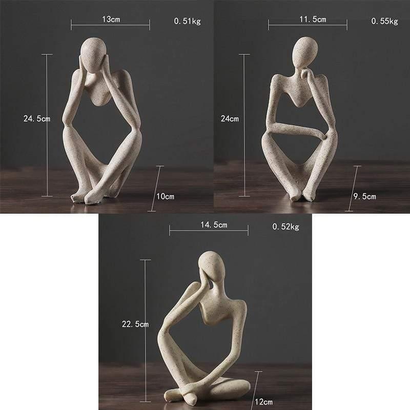 Moderne abstrakt Atacama skulptur til boligindretning