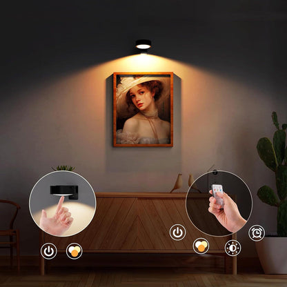 Magnetisk Male Lampe med 13 Justerbare Lysindstillinger