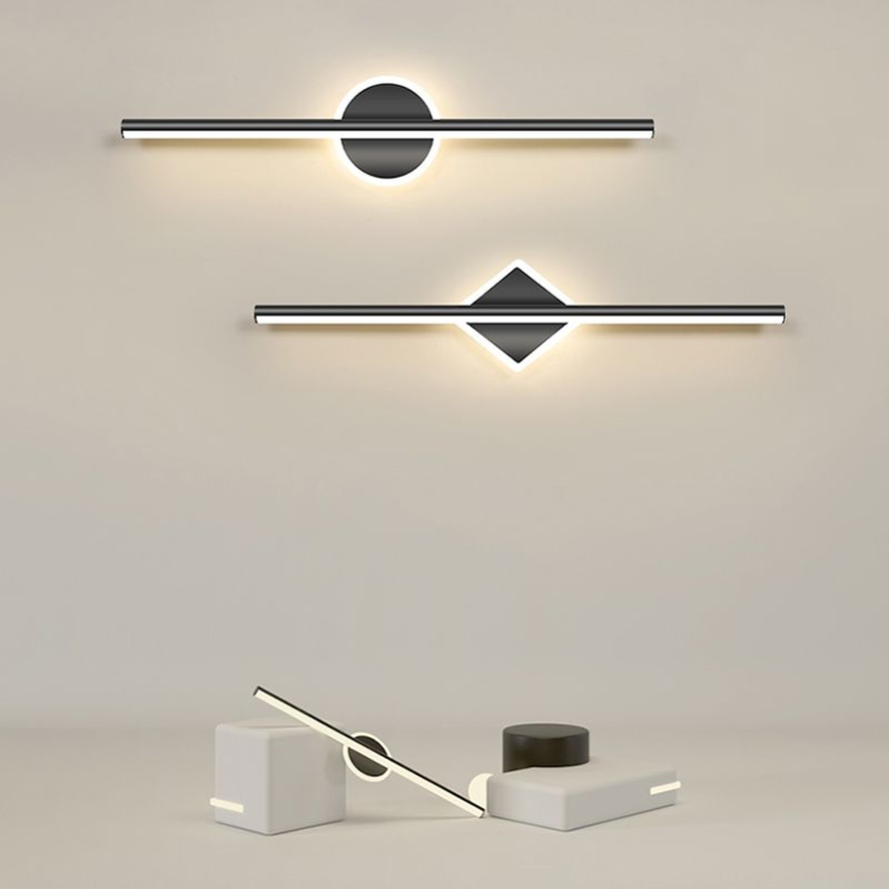 Geometrisk Væglampe – Minimalistisk Kunstlys
