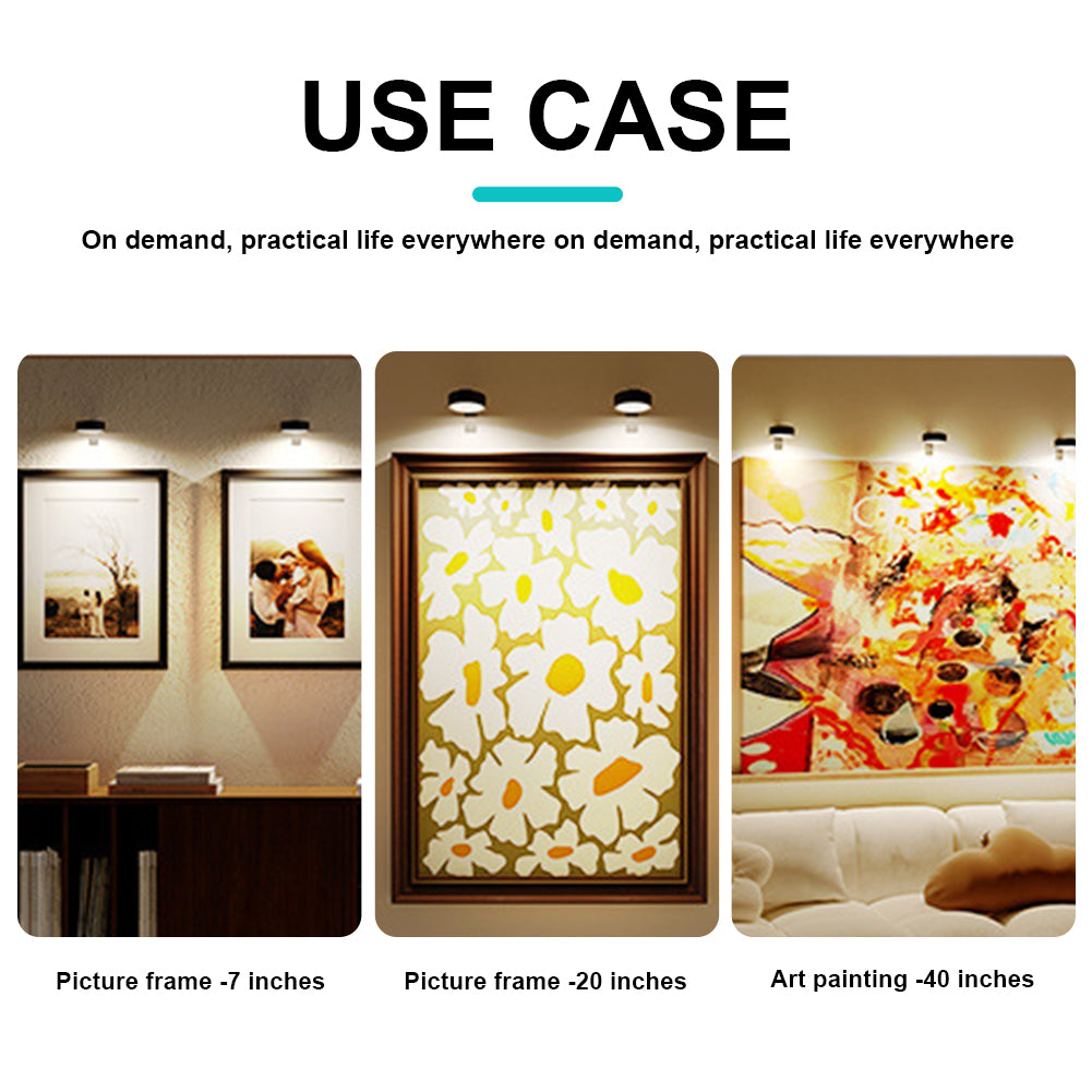 Magnetisk Male Lampe med 13 Justerbare Lysindstillinger