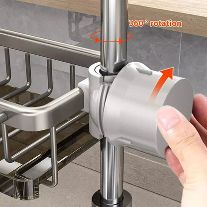 Aluminium Køkkenvask Organizer til Bordplade Opbevaring