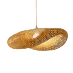 Flettet Rattan Pendelampe
