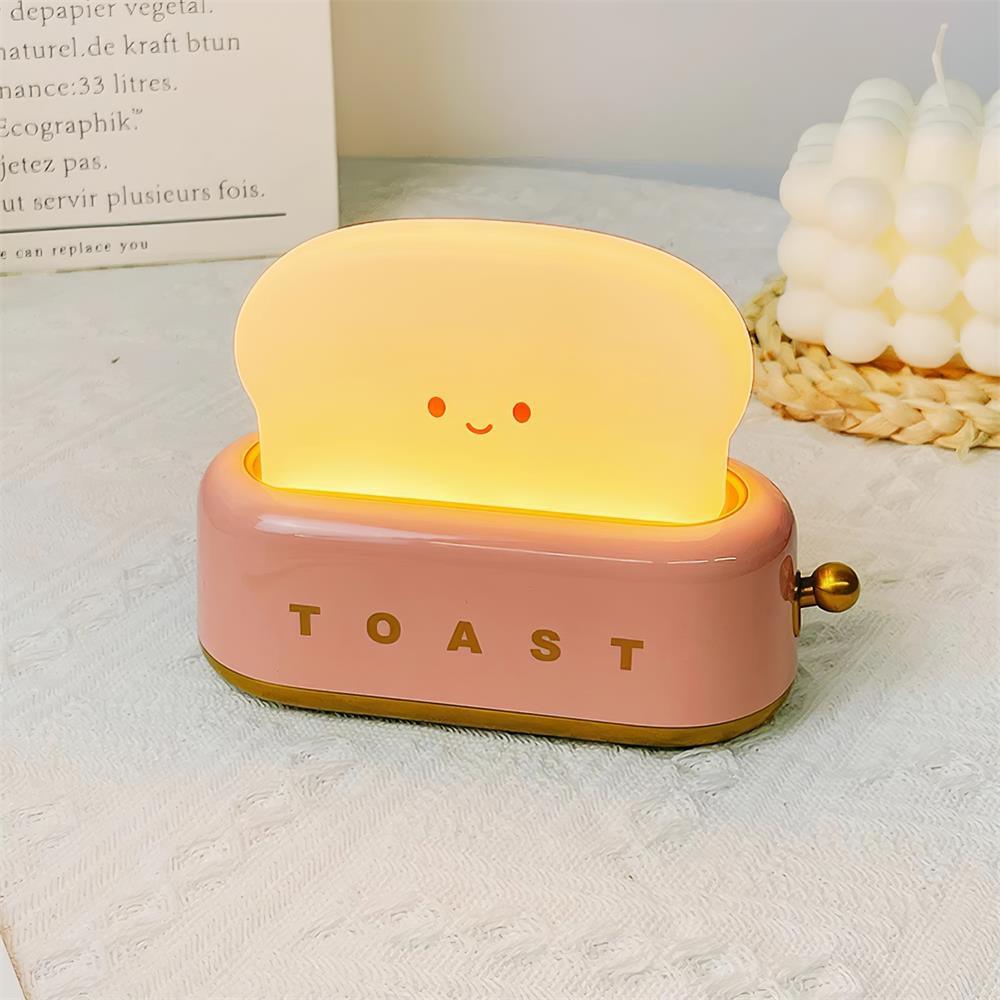 Stylish Bordlampe med Indbygget Batteri og Brødrister Design