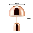 Dome Bordlampe – Elegant Metalfinish