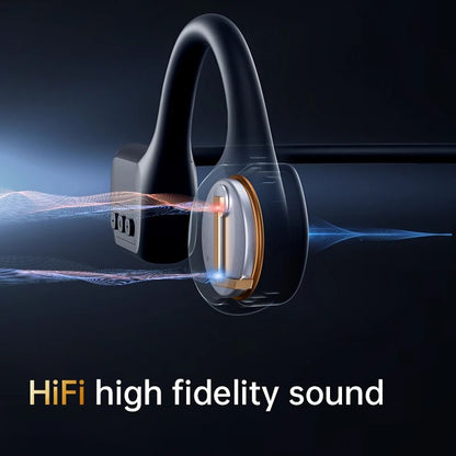 Bone Conduction Trådløse Ørebøffer med MP3-afspiller, Bluetooth 5.3, Vandtæt IPX8 og Mikrofon