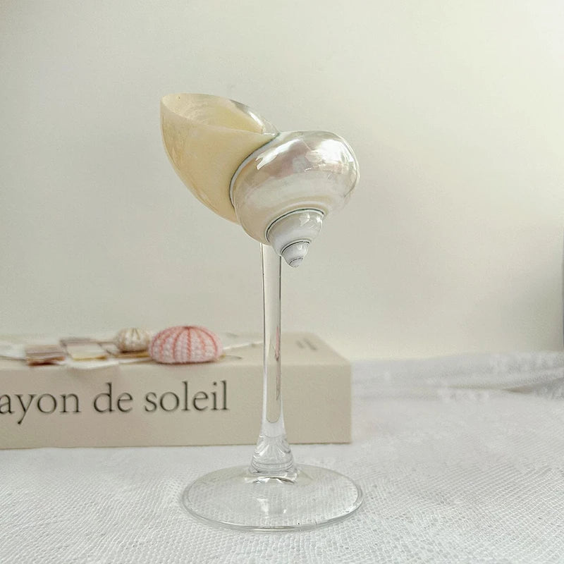 Hav-inspireret elegant blå cocktailglas