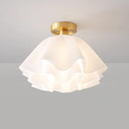 Loftlampe med Blødt Bølgedesign – Elegant & Lys
