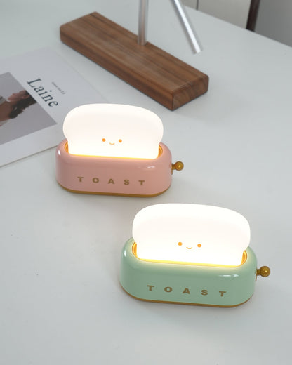Stylish Bordlampe med Indbygget Batteri og Brødrister Design