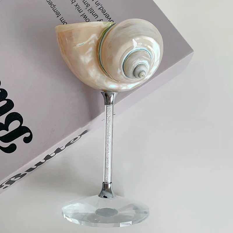 Hav-inspireret elegant blå cocktailglas