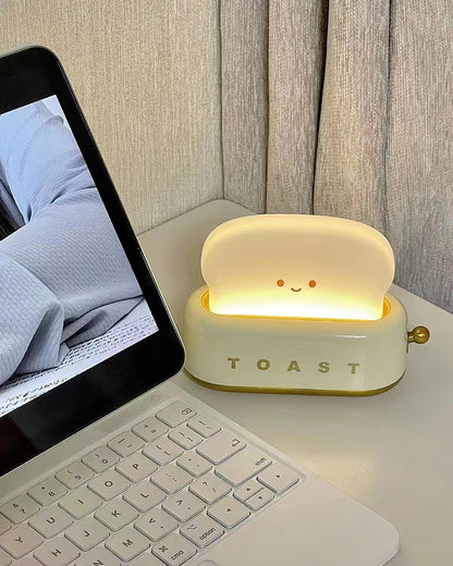 Stylish Bordlampe med Indbygget Batteri og Brødrister Design