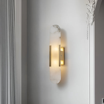 Væglampe i Marmorlook – Elegant Stemningslys