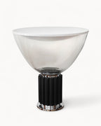Art Deco Taccia bordlampe i sort, sølv eller bronze finish