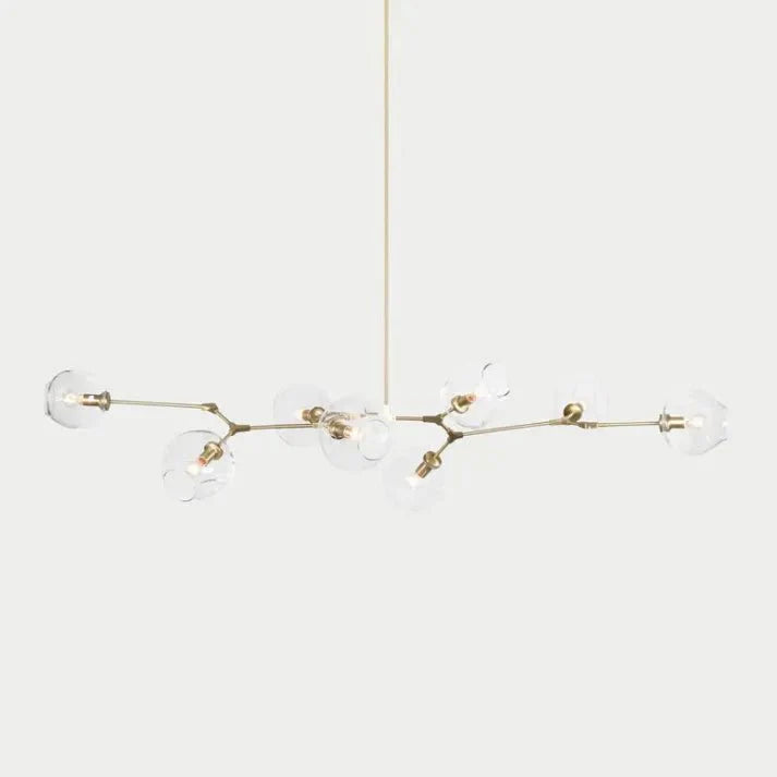 Loftlampe med Glas-Kupler – Moderne Statement
