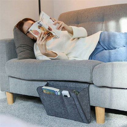 Premium filt opbevaringsorganisator til sofa og sengeskab