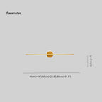 Geometrisk Væglampe – Minimalistisk Kunstlys