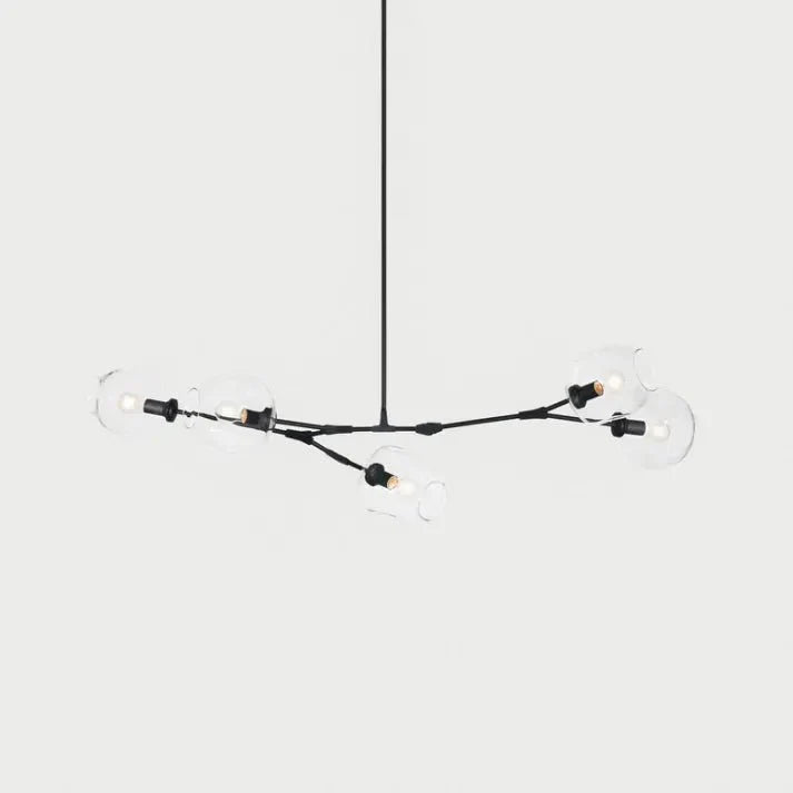 Loftlampe med Glas-Kupler – Moderne Statement