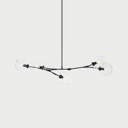 Loftlampe med Glas-Kupler – Moderne Statement