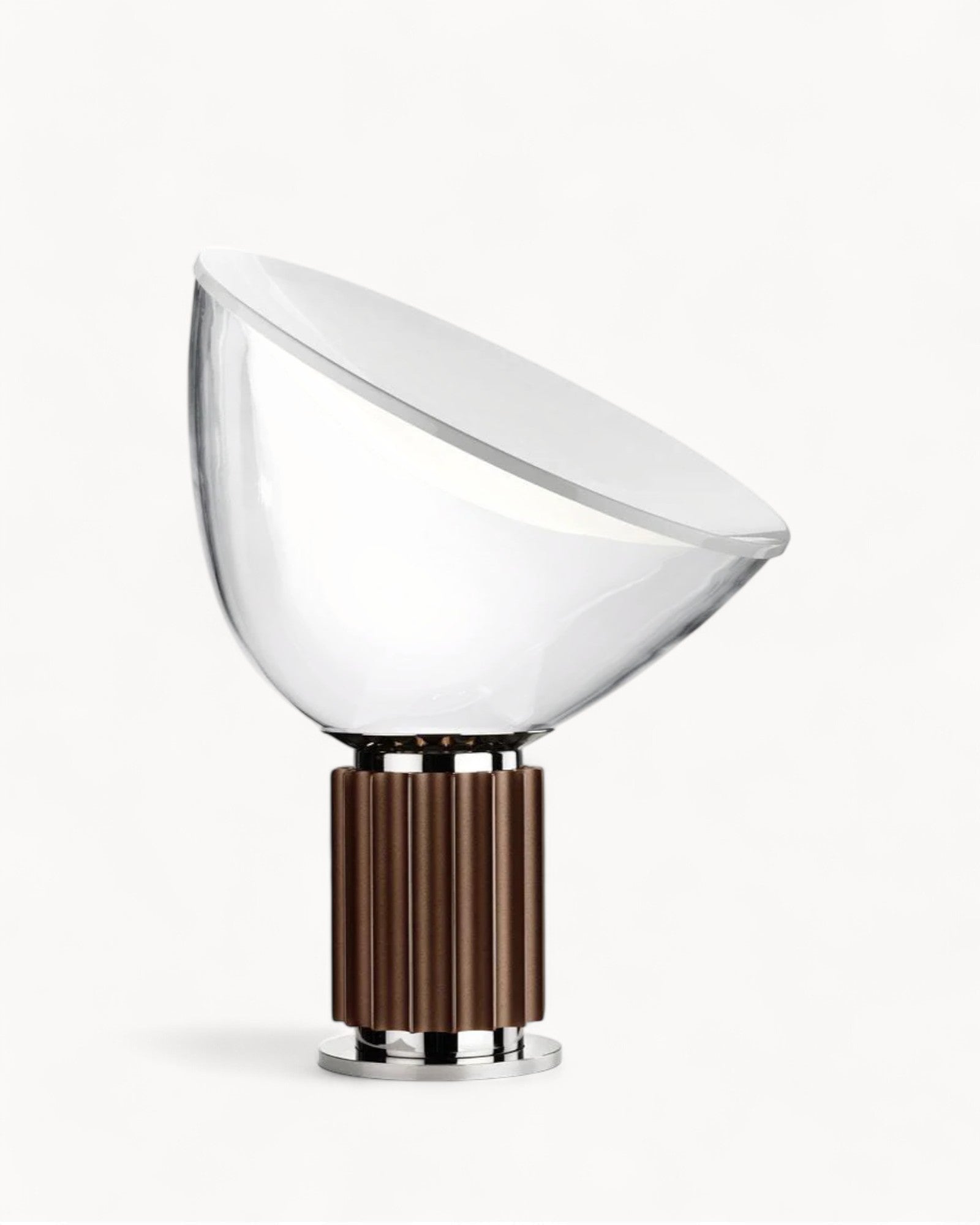 Art Deco Taccia bordlampe i sort, sølv eller bronze finish