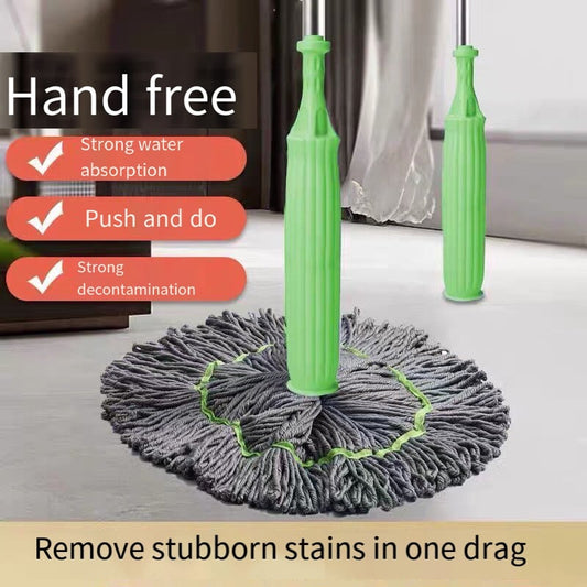 Selvvridende spinemop med selv-tørringsteknologi