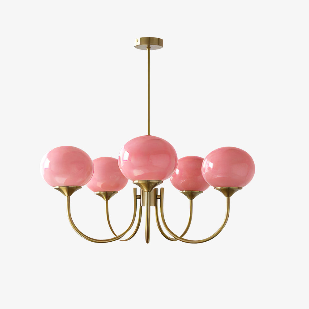 Farvet Loftslampe – Legende Glasdesign