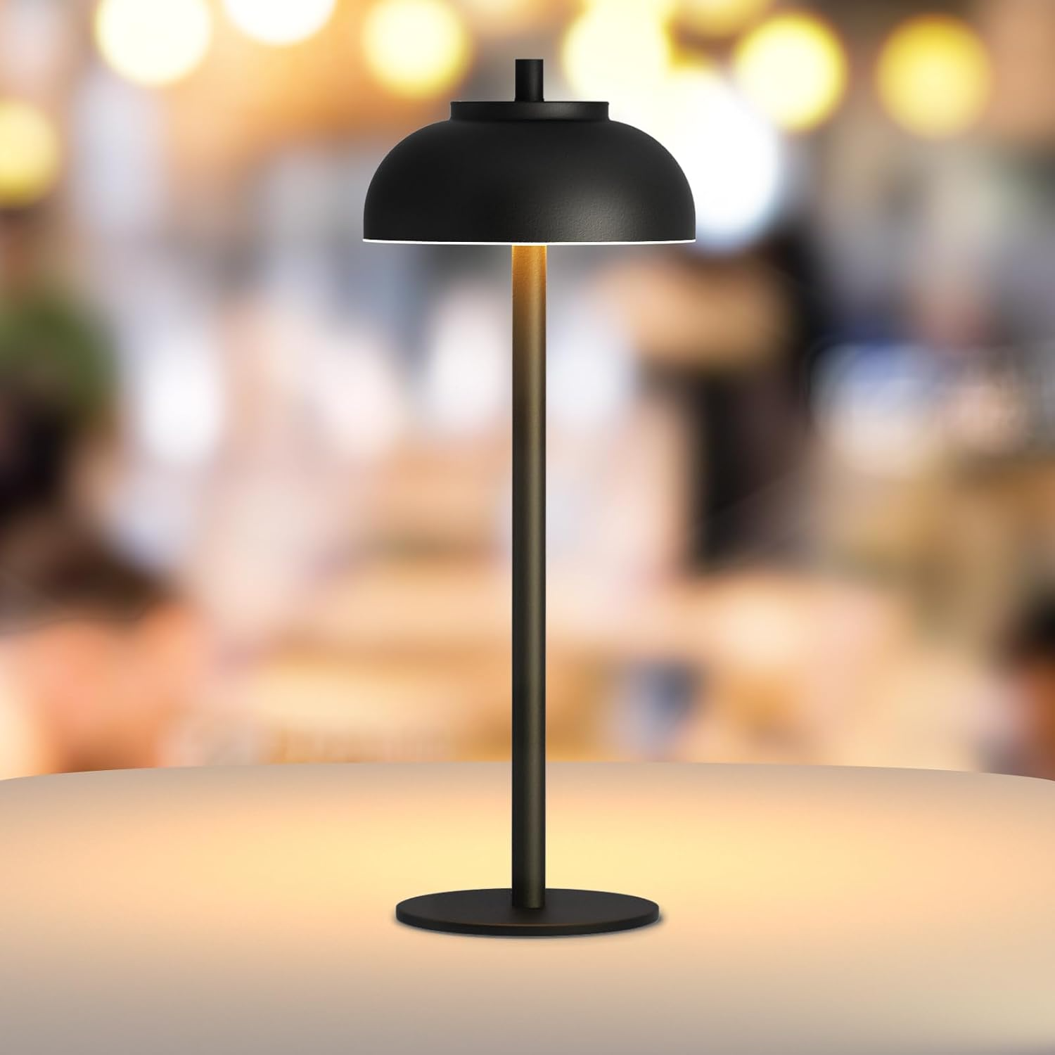GlowSphere | Trådløs & Berøringskontrolleret Bordlampe