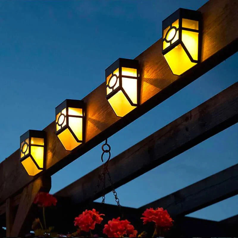 Sæt med 2 Sol-LED Væglamper