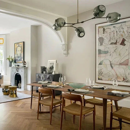 Loftlampe med Glas-Kupler – Moderne Statement
