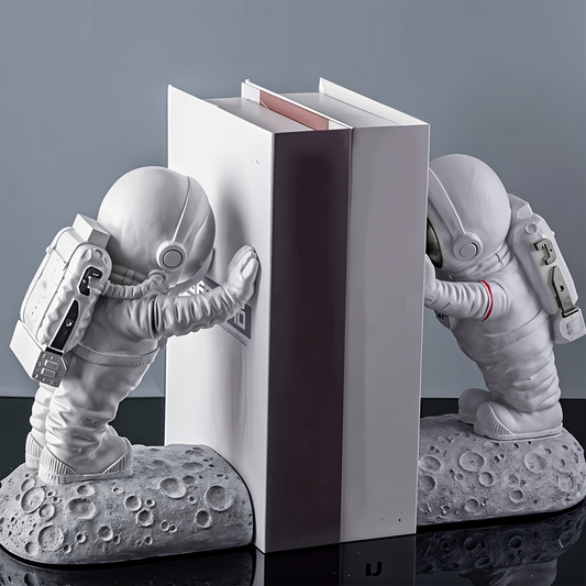 Astronaut Metalliske Bogender Dekorative Rumfartsudforsker Bogender