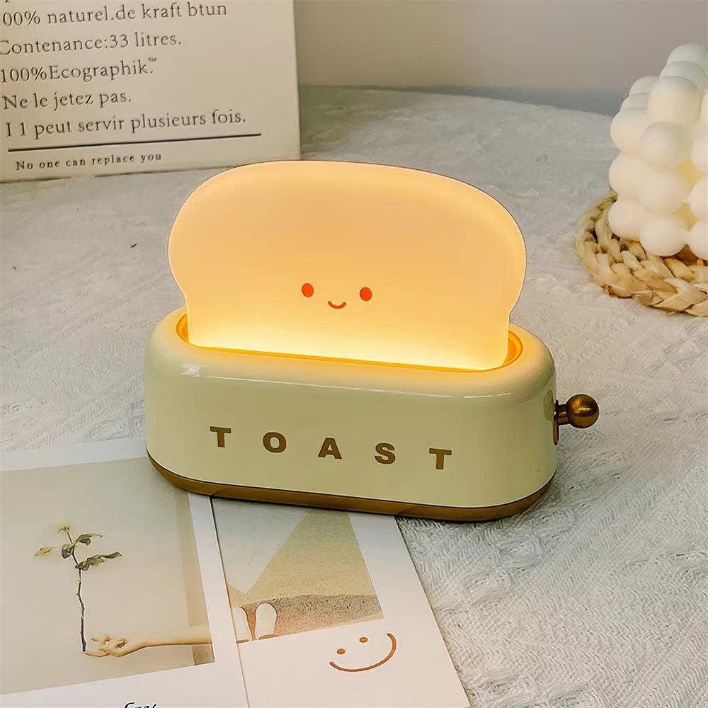 Stylish Bordlampe med Indbygget Batteri og Brødrister Design