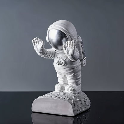 Astronaut Metalliske Bogender Dekorative Rumfartsudforsker Bogender