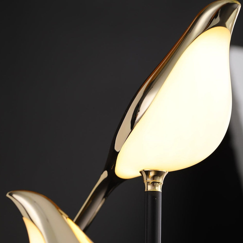 Fugle Bordlampe – Elegant Dekoration og Blødt Lys