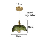 Glas Pendel – Elegant Vintage Look