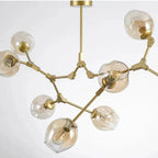 Loftlampe med Glas-Kupler – Moderne Statement