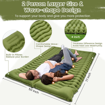Duo Comfort Opblaseligt Campingmadras