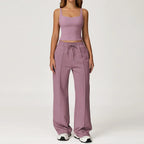 Kvinders Premium Minimal 2-delt Sæt Pink