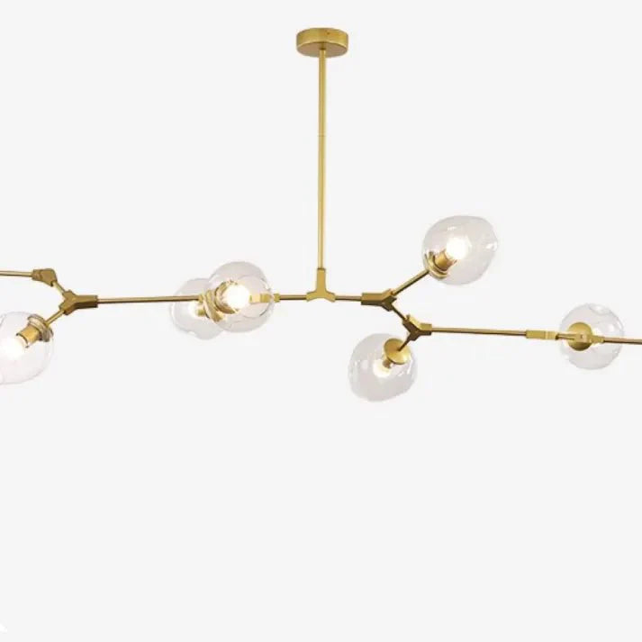 Loftlampe med Glas-Kupler – Moderne Statement