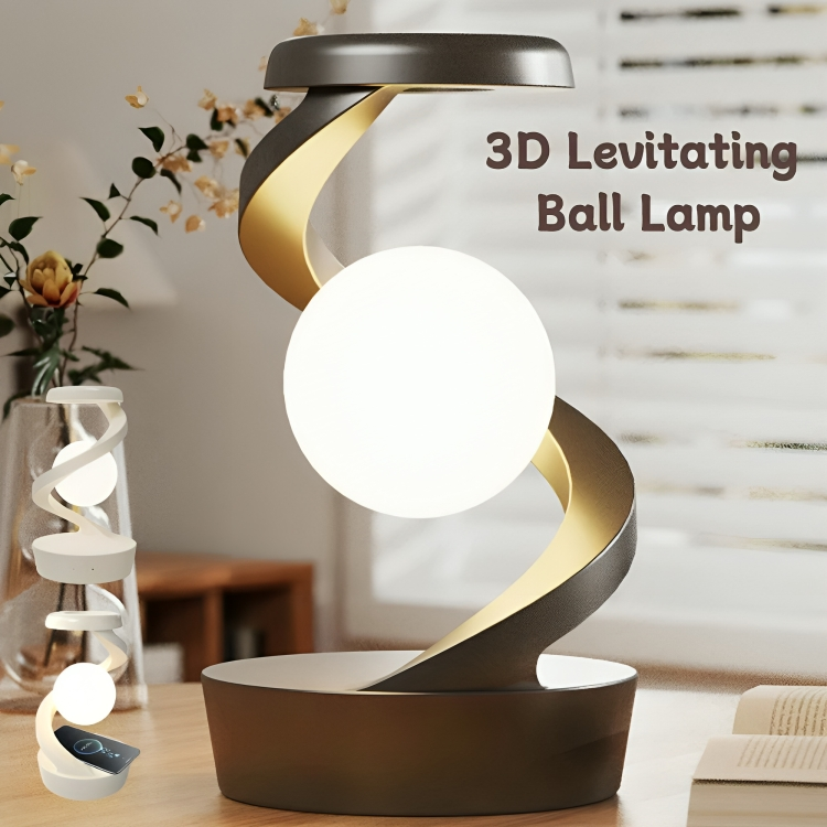 Moderne LED skrivebordslampe med trådløs telefonoplader