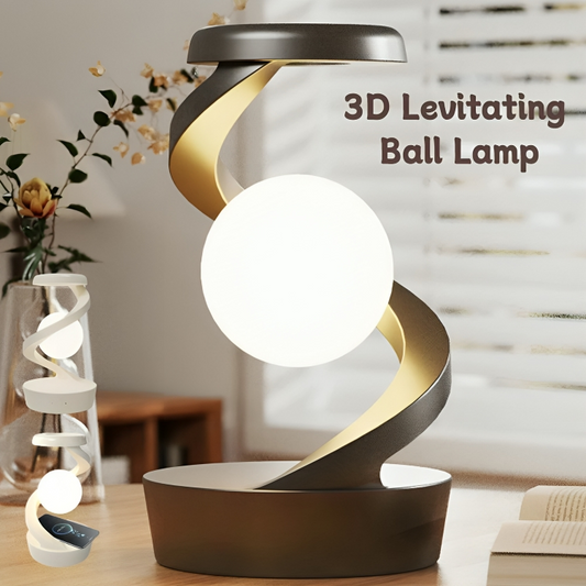 Moderne LED skrivebordslampe med trådløs telefonoplader