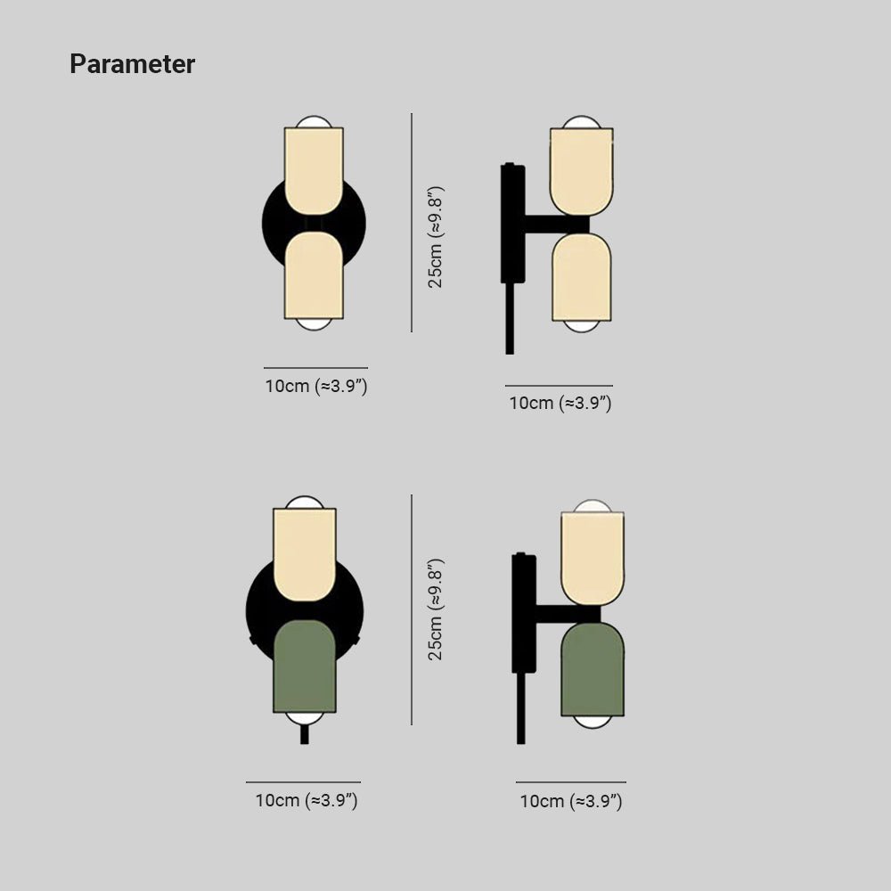 Kreativ Væglampe – Farverig & Moderne