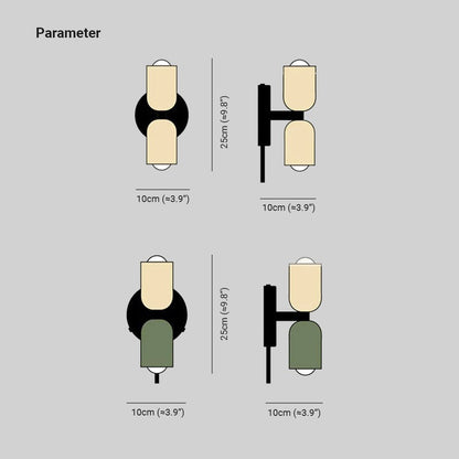 Kreativ Væglampe – Farverig & Moderne