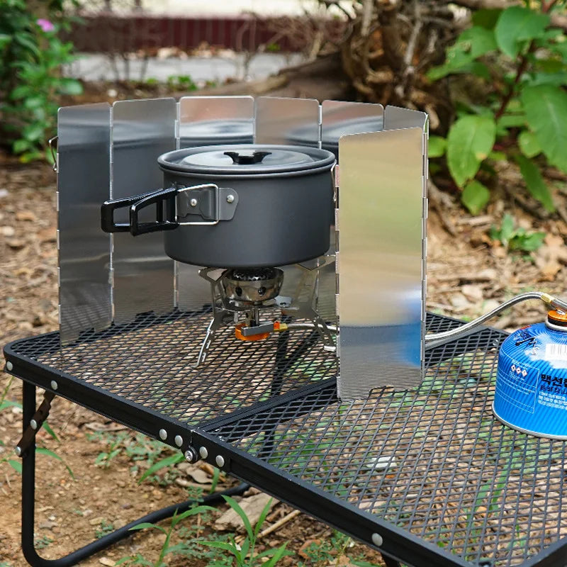 Gasblus Vindskærm Udendørs Camping