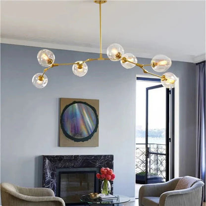 Loftlampe med Glas-Kupler – Moderne Statement
