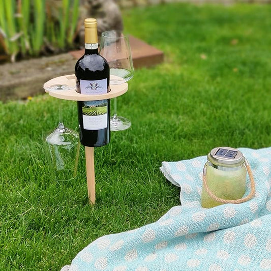Picky™ - Sammenklappeligt picnicbord med vinholder