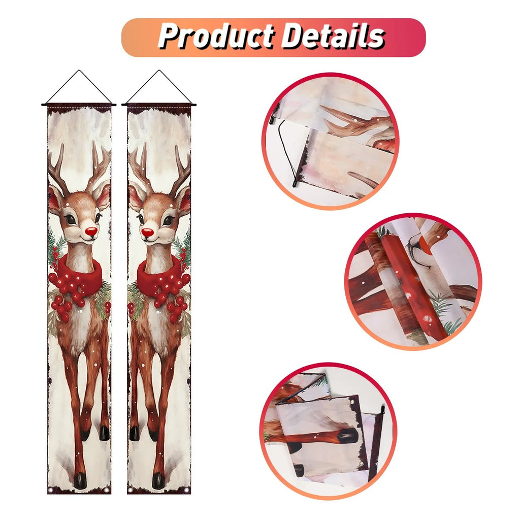 Hængende Julebanner til Dør