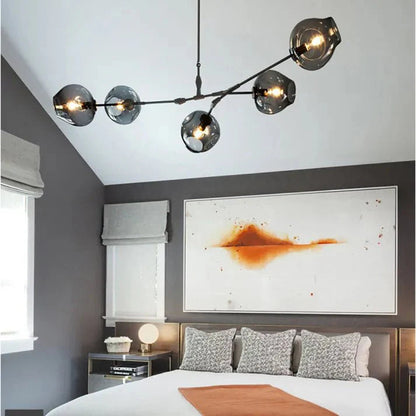 Loftlampe med Glas-Kupler – Moderne Statement
