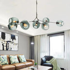 Loftlampe med Glas-Kupler – Moderne Statement