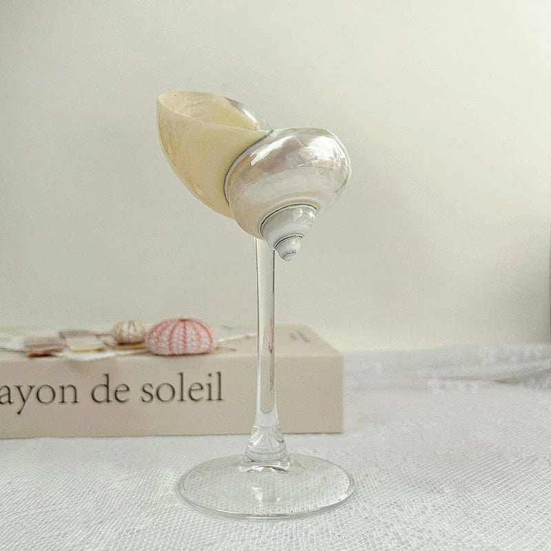 Hav-inspireret elegant blå cocktailglas