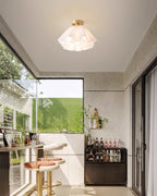 Loftlampe med Blødt Bølgedesign – Elegant & Lys