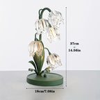 Blomsterformet LED Bordlampe til Moderne Hjemmedekoration