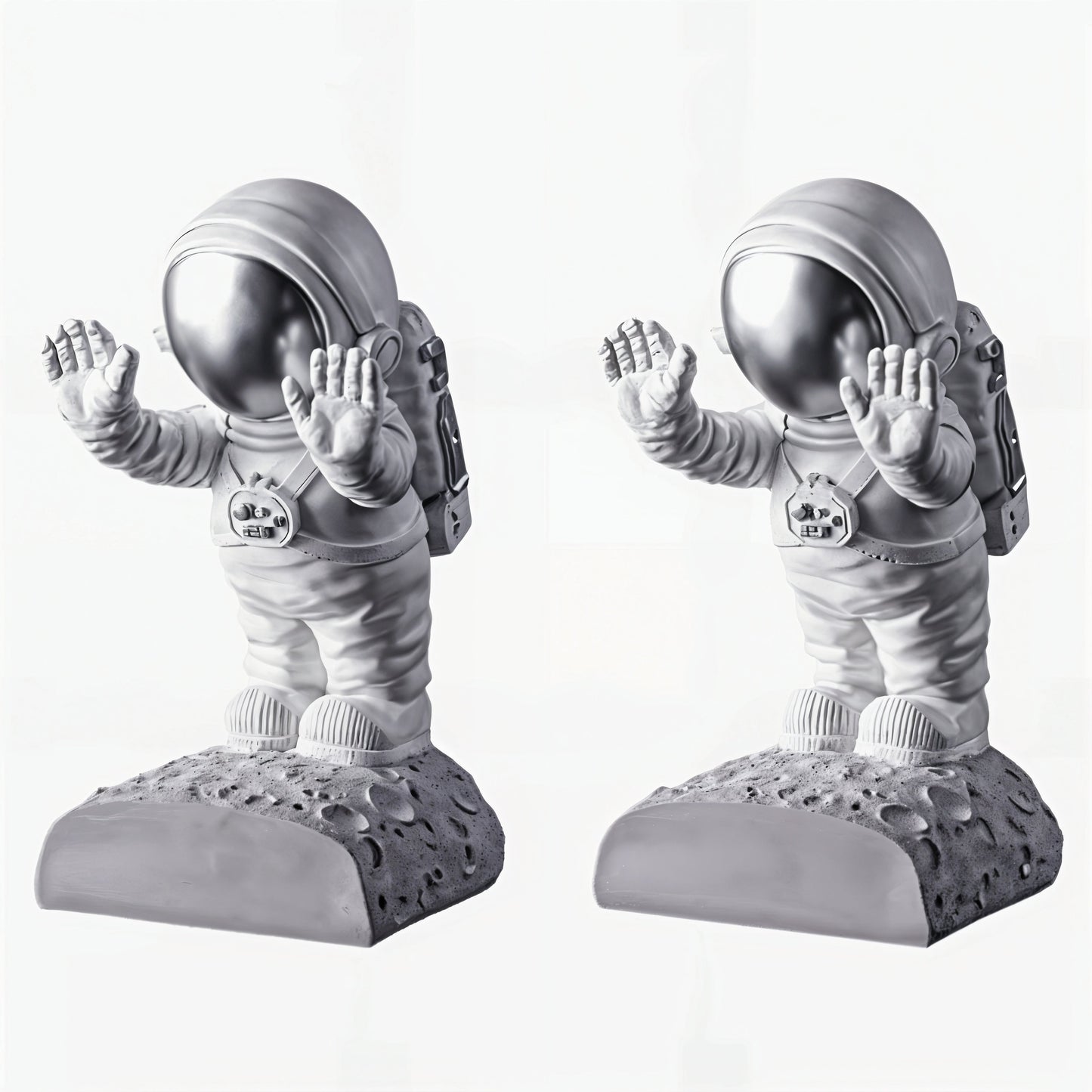 Astronaut Metalliske Bogender Dekorative Rumfartsudforsker Bogender